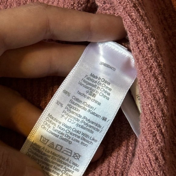 Madewell Birchmoor Cardigan Sweater Mauve Pink - Picture 5 of 7